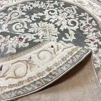 Класичний килим Flora Gray P659B