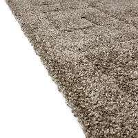Ворсистий килимок Plush Loop beige A361D