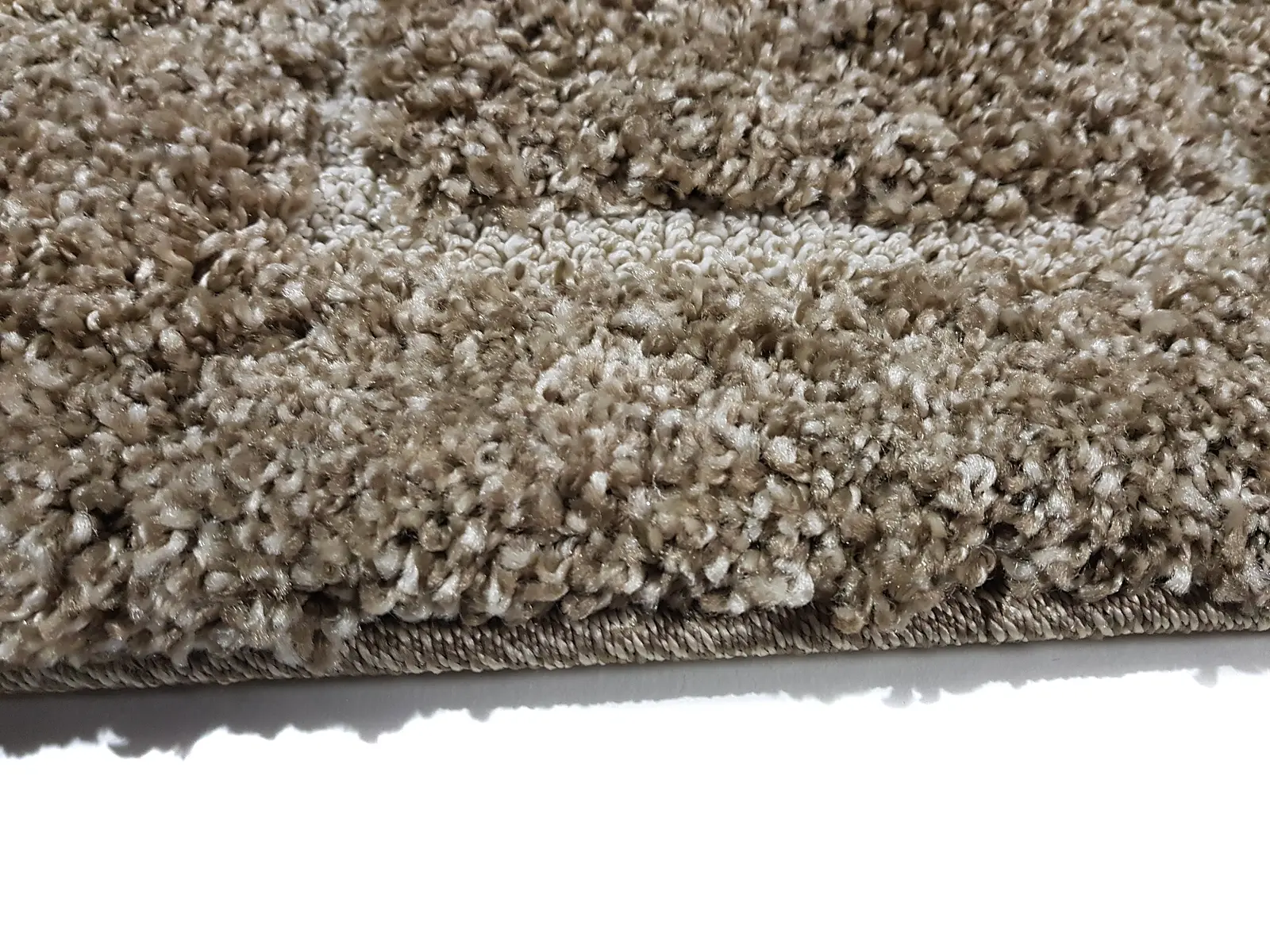 Ворсистий килимок Plush Loop beige A361D