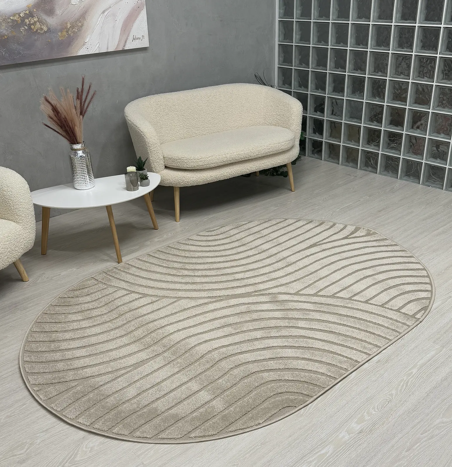 Килим у скандинавському стиле Filira Nord Бежевий 38025/202 BEIGE