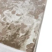 Килим з комбінованим ворсом и термоусадкой Glacia beige 03583B