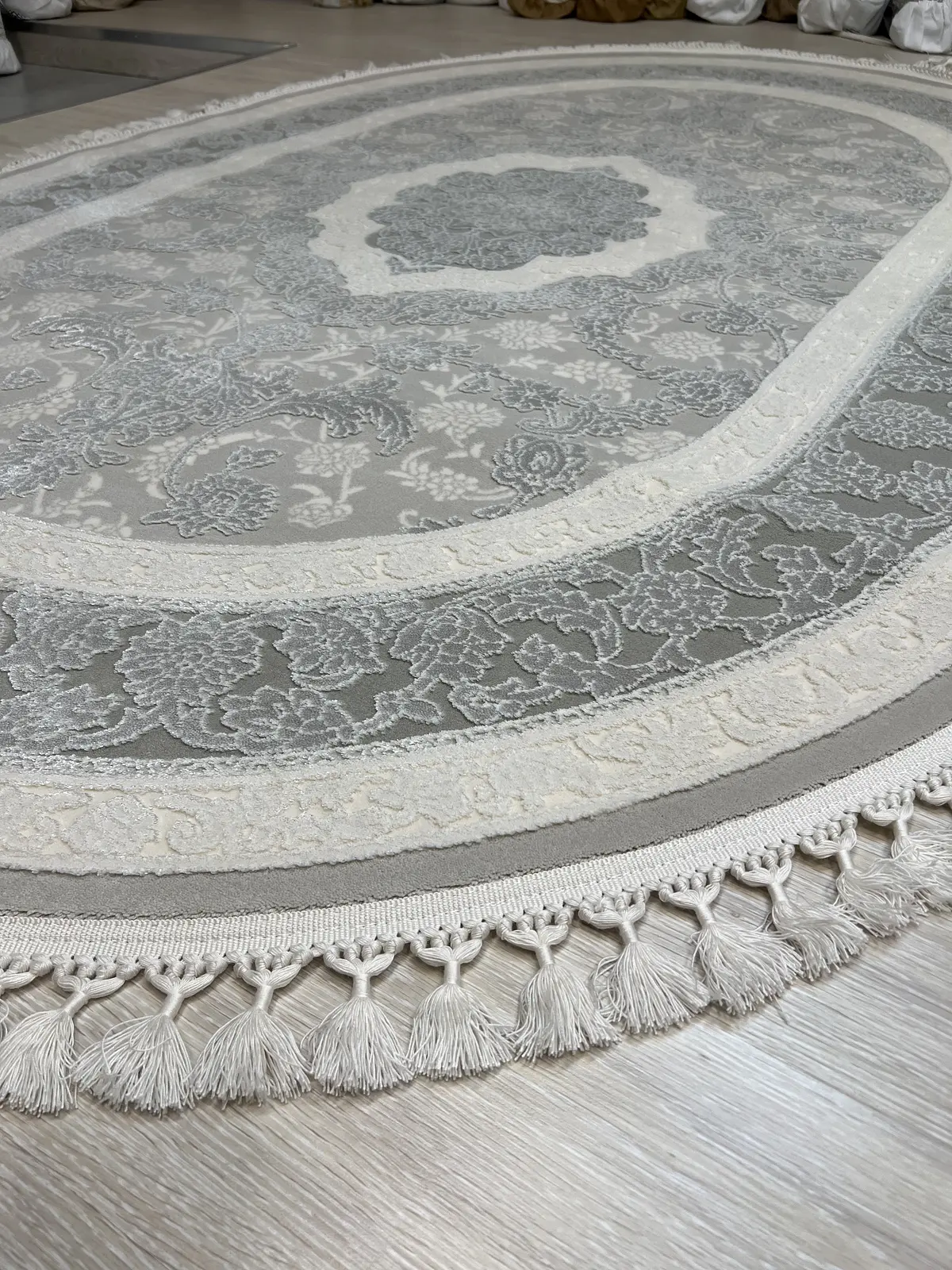 Акриловий килим Velura Lux GRI 6990