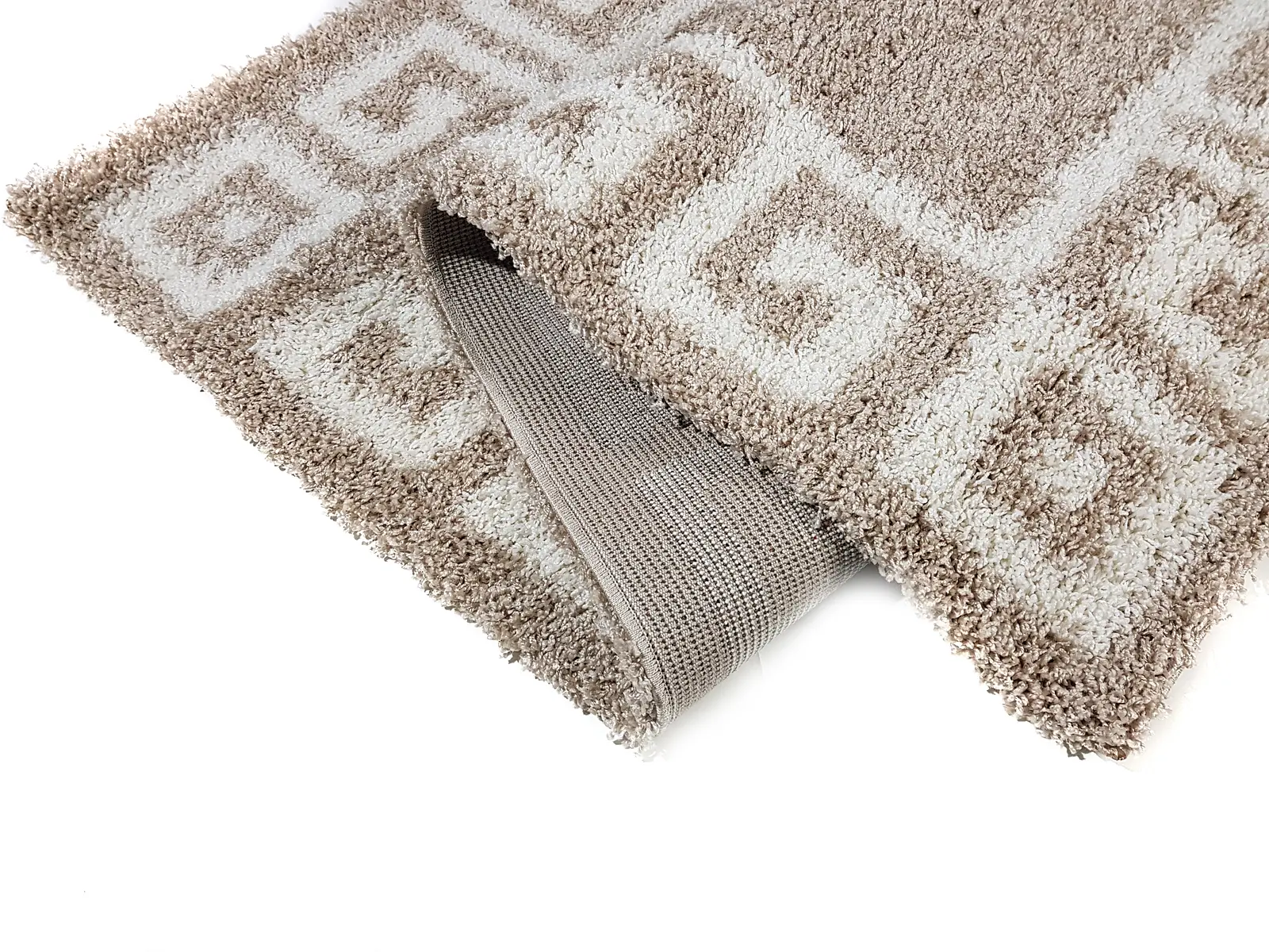 Пухнастий килим Plumis Lux BEIGE A361C