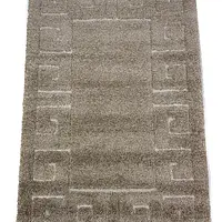 Ворсистий килимок Plush Loop beige A361D