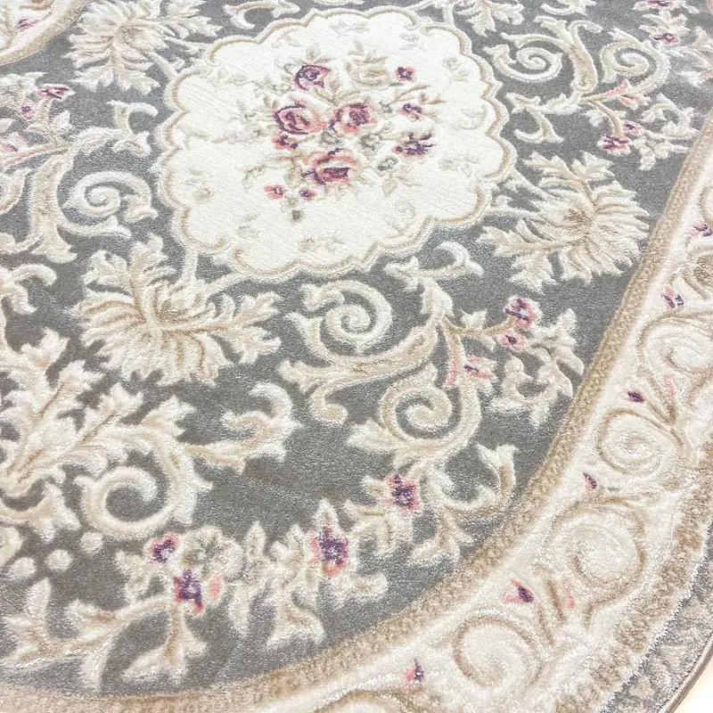 Класичний килим Flora Gray P659B