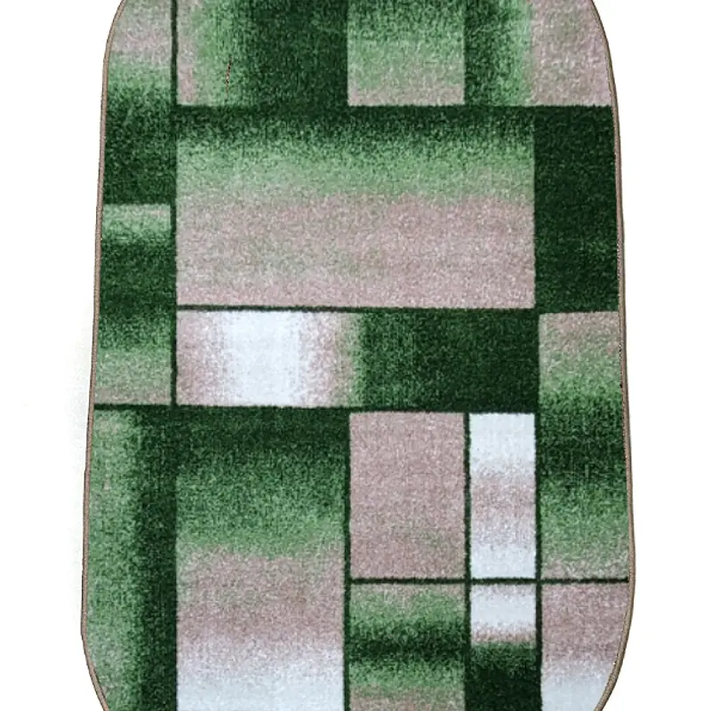 Килим фризе з невисоким ворсом Macio Beige\Green 02626A