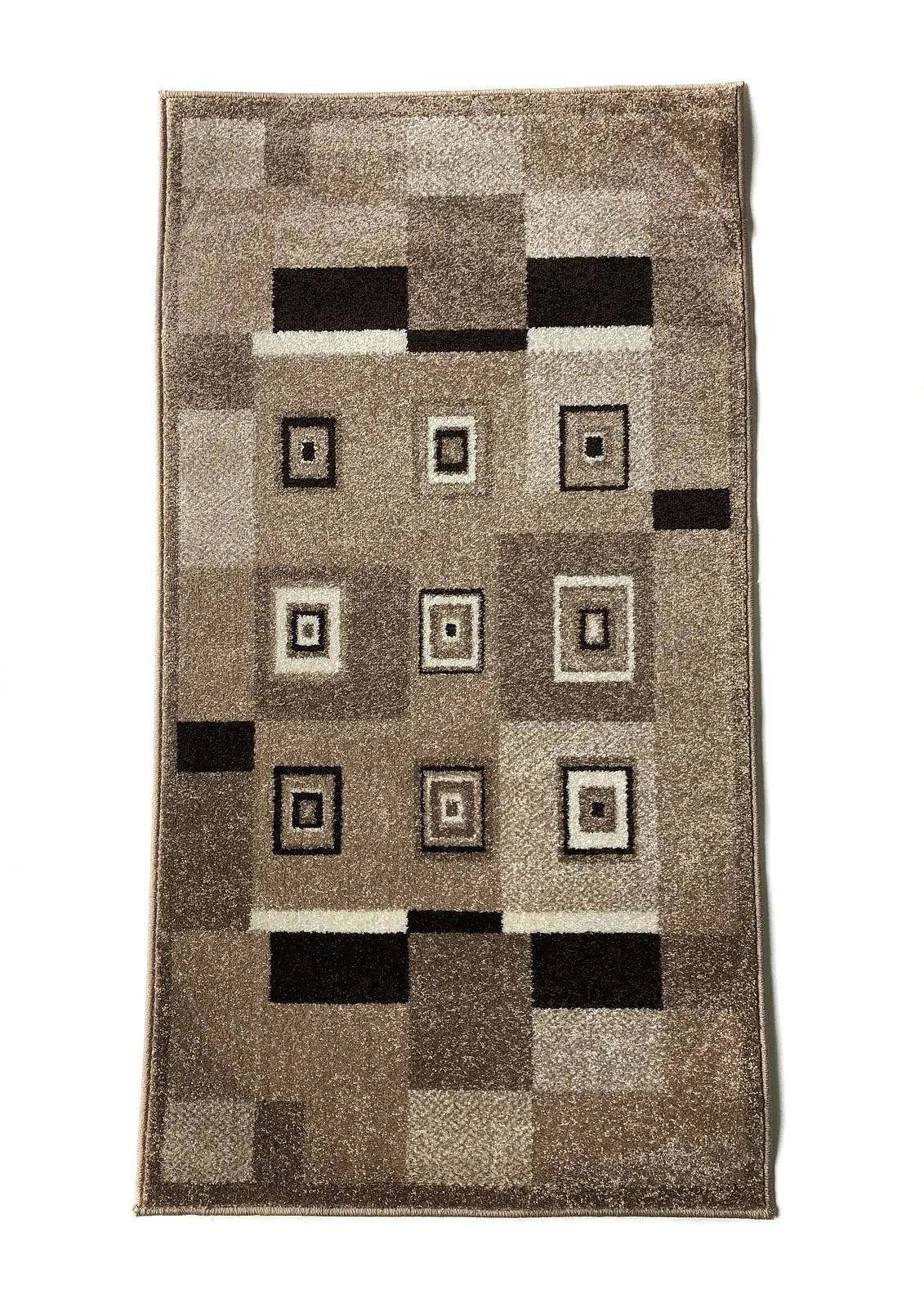 Килим фризе з невисоким ворсом Macio бежевий Beige 02664A