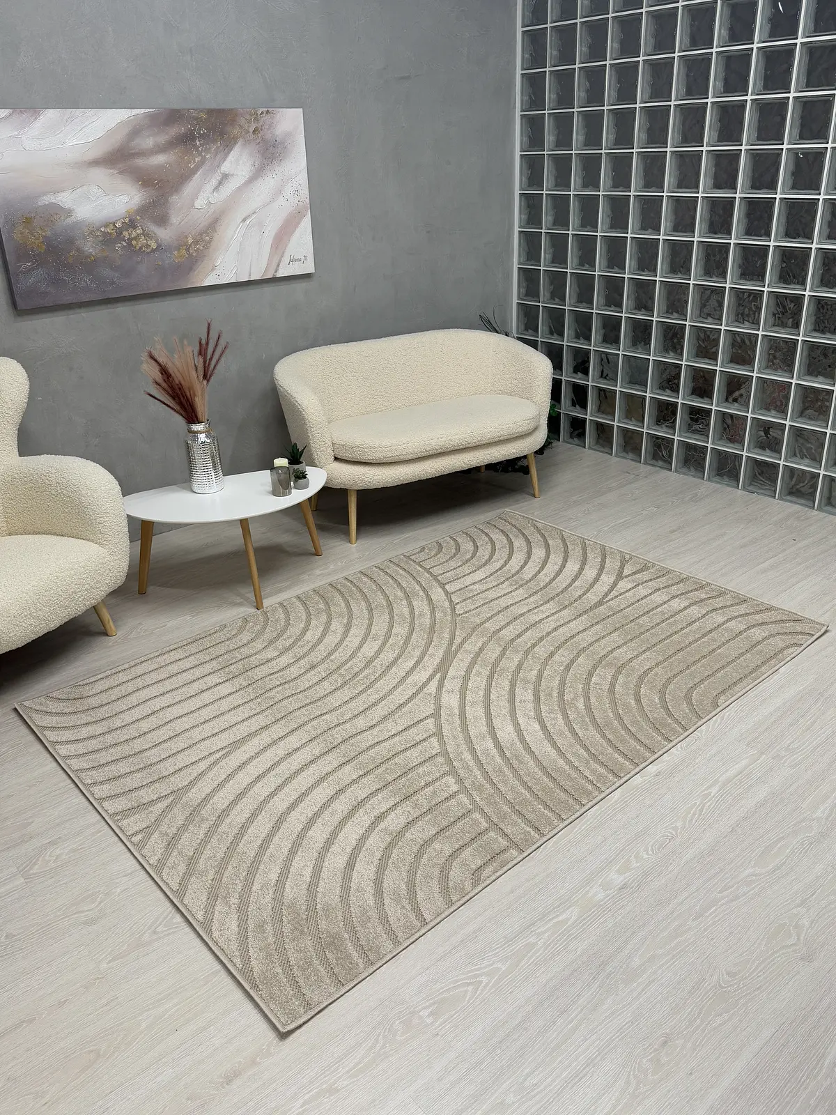Килим у скандинавському стиле Filira Nord Бежевий 38025/202 BEIGE
