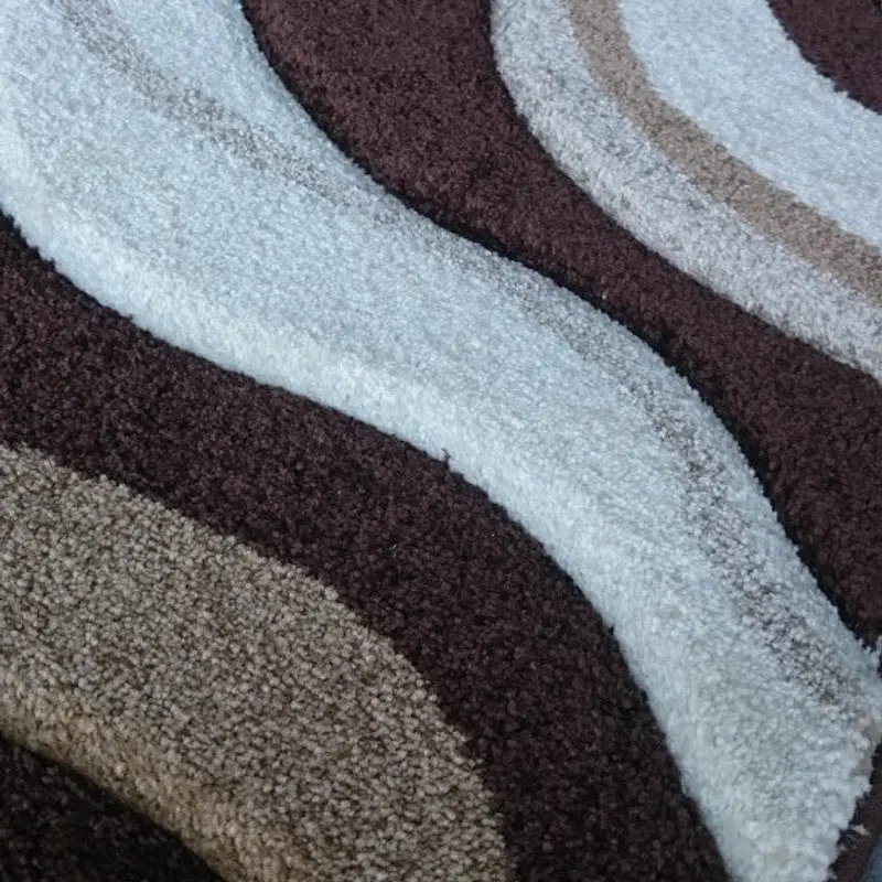 Килим з художньою стрижкою Tropica WHITE 8562А