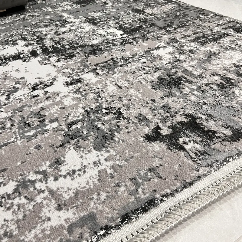 Килим з комбінованим ворсом и термоусадкой Glacia Gray 03935A