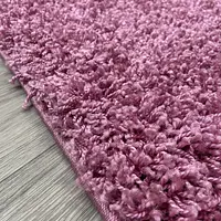 Пухнастий килим Plumis Lux DARK PINK 6365A