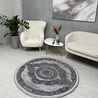 Килим з комбінованим ворсом и термоусадкой Glacia Gray 03935A