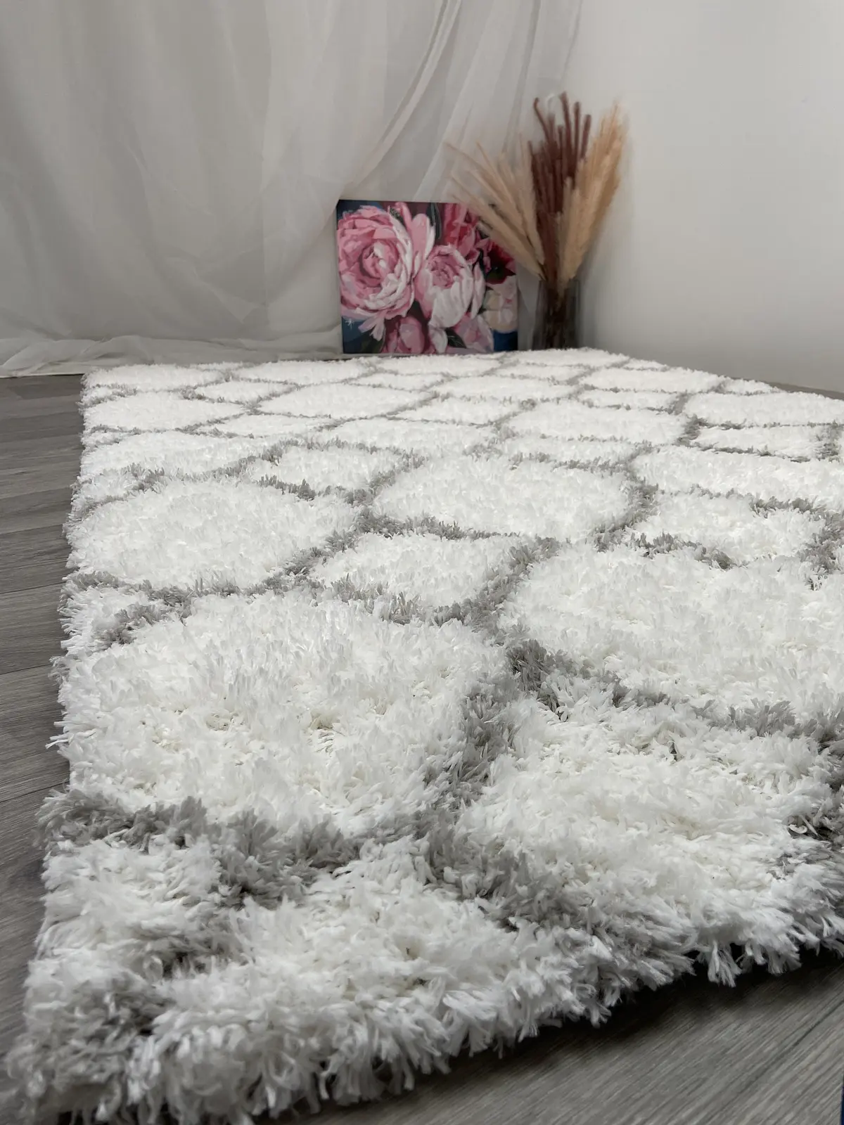 Пухнастий килим Quietis Cream P543A