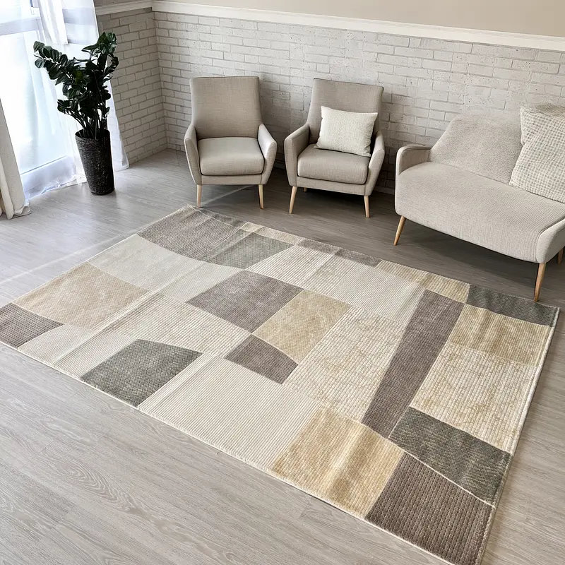 Акриловий килим Velura Stelana ACIK BEJ 7108