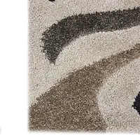 Ворсистий килимок Plush Loop Cream 8254A