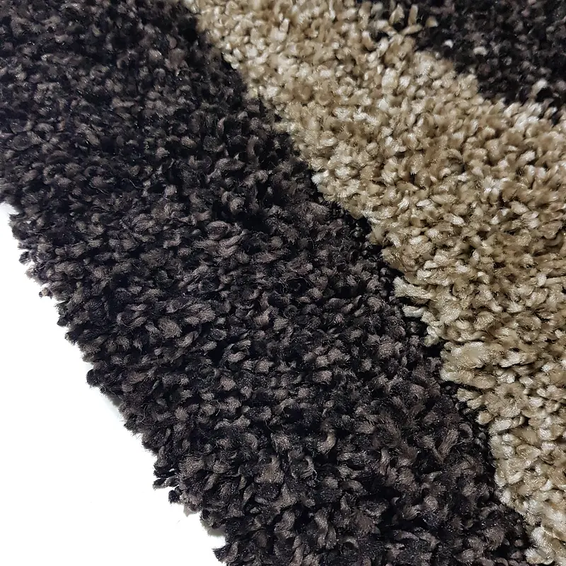 Ворсистий килимок Plush Loop DARK BROWN 8254A