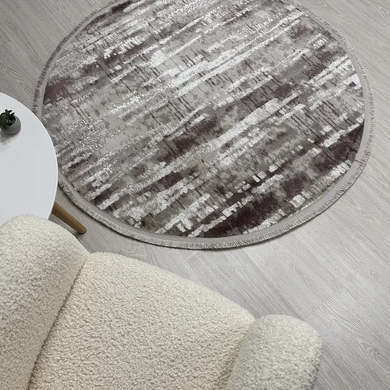 Килим з невисоким ворсом Vortex Бежевий з коричневим 2701B A.KAHVE / KREM