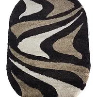 Ворсистий килимок Plush Loop DARK BROWN 8254A