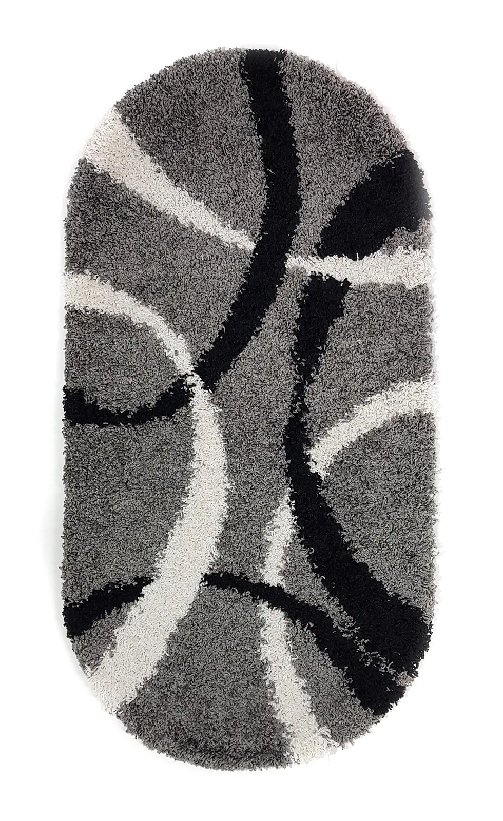 Пухнастий килим Plumis Lux Gray 7368A