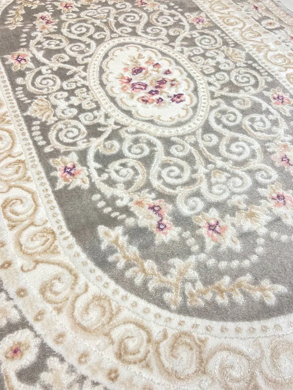Класичний килим Flora Gray P658B