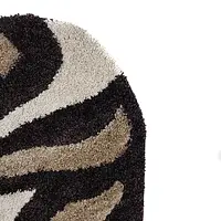 Ворсистий килимок Plush Loop DARK BROWN 8254A