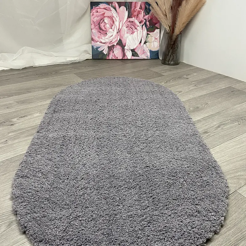 Пухнастий килим Argenta Plush Gray P113A